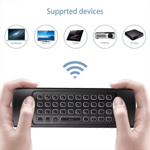 MX3 Air Mouse <span class=keywords><strong>Remote</strong></span> Lampu Latar LED 2.4G <span class=keywords><strong>Remote</strong></span> Kontrol Nirkabel Diaktifkan dengan Suara MX3 untuk PC/TV BOX <span class=keywords><strong>Mini</strong></span> Keyboard Wiisun - Product Image 4