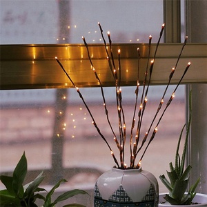 Led <strong>Branch</strong> <strong>Lights</strong> Vase Filler Willow Tree Artificial Twig <strong>Light</strong> for Bedroom Wall Home Christmas Decoration <strong>Lighted</strong> <strong>Branches</strong> Lamp - Product Image 3