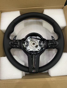 Volante Deportivo M Sport para <span class=keywords><strong>BMW</strong></span> Serie 1 2 3 4 5 6 7 X1 X3 X5 F30 F10 E90 E70 M3 M5, Estilo Cuero Negro - Product Image 2