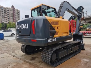 Excavadora de cadenas HX80G de 7.5 toneladas, motor Yanmar de 46.3kW, fuerza de excavación de 56kN, precio directo de fábrica en China, Nivel 2, exportación, nueva. - Product Image 5