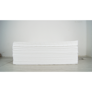 แผ่นดูดซับน้ำมันพรีเมียม SABER 200 แผ่น สำหรับน้ำมันเท่านั้น แบบกันน้ำ มองเห็นได้ชัดเจน ดูดซับน้ำมันได้อย่างรวดเร็วบนพื้นและผิวน้ำ - Product Image 1