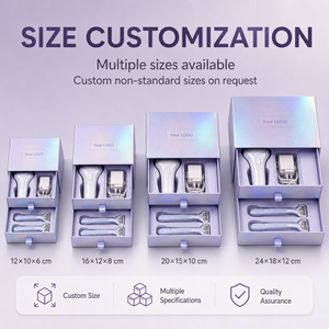 Kit Cadeau Premium Personnalisé pour Épilation IPL, Rasoir, Tiroir Coulissant, Fabrication OEM Kraft - Product Image 4