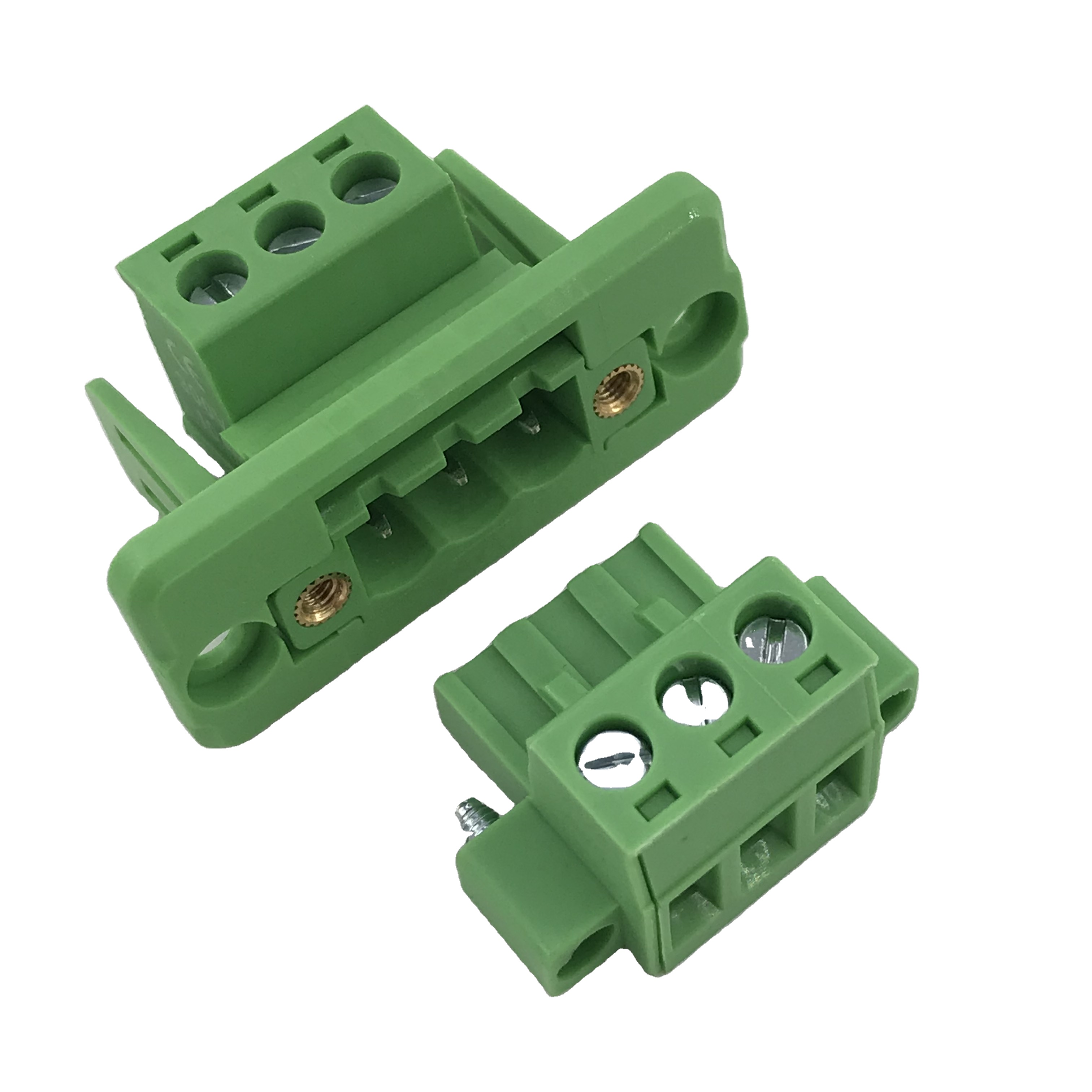 Xinke 3 Manieren 5.08 Pitch Through Muur Plug-In Terminal Block Quick Connect Met Panel Plug