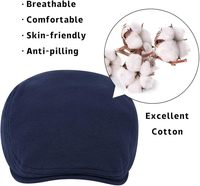 Casquette plate ajustable et respirante pour homme, légère, style Gatsby, newsboy, Lvy, irlandaise, pour la conduite, le cabbie, la chasse