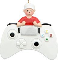 Ornement de Noël pour Gamer 2027, Cadeau personnalisé pour manette de jeu vidéo