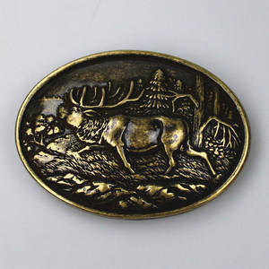 Grosir Kuningan Antik Plating Rusa Sabuk Gesper Kuningan Antik Plating Zinc Alloy 3D Bentuk Rusa Sabuk Gesper - Product Image 3