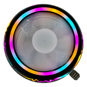 Phổ RGB cầu vồng màu CPU Cooler cho <span class=keywords><strong>Intel</strong></span> AMD mới làm mát không khí với vật liệu nhôm Hộp Quà Tặng PC chơi Game - Product Image 3