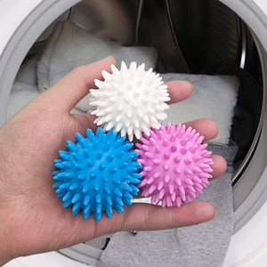 Boules anti-emmêlement pour le linge, grandes boules de nettoyage, boules texturées, boules de nettoyage pour lave-linge à tambour, boules magiques, boules hérisson - Product Image 1