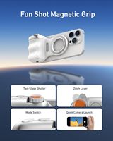 Poignée Magnétique pour Téléphone Support de Caméra Portable Télécommande Smartphone pour Appareil Photo de Téléphone