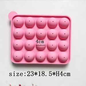 <span class=keywords><strong>Moule</strong></span> à sucette rond 20 trous <span class=keywords><strong>Moule</strong></span> à gâteau en <span class=keywords><strong>silicone</strong></span> pour chocolat et bonbons Outil de fabrication de sucette <span class=keywords><strong>Moule</strong></span> à gâteau - Product Image 5