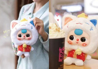 Le plus populaire : Peluche originale Chat porte-bonheur à fermeture éclair, adorable jouet en peluche, Chat de la fortune, Poupées en vinyle, Boîte surprise en peluche, Cadeau