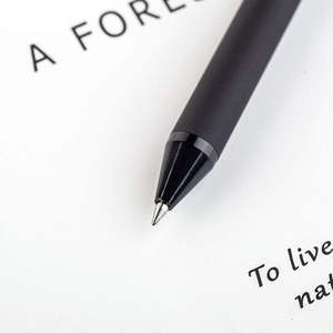 Bolígrafos de gel retráctiles KACO Soft Touch de 0.5 mm con punta fina (color negro, paquete de 10 con tinta negra) 10 piezas por caja Uso en oficina y escuela - Product Image 5