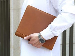 Genuine Leather Portfolio <strong>Folder</strong> <strong>File</strong> Document Organizer <strong>Zip</strong> <strong>Lock</strong> <strong>File</strong> <strong>Holder</strong> China Fashion Portfolio <strong>Folder</strong> - Product Image 6