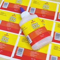 Etiquetas Personalizadas de Papel de Arte de Alta Densidad, Impresión por Transferencia de Cuatro Colores, Resistentes al Agua y al Aceite, Reciclables