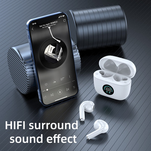 Écouteurs sans fil semi intra-auriculaires HiFi Stéréo avec affichage LED pour Bluetooth 5.3, modèle SX-25, étanches IPX-6 et à réduction <span class=keywords><strong>de</strong></span> bruit active (ANC) - Product Image 2