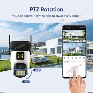 LS tầm nhìn PTZ không dây IP an ninh <span class=keywords><strong>Bluetooth</strong></span> loa máy ảnh hỗ trợ hình người phát hiện âm thanh thông minh và báo động ánh sáng - Product Image 4