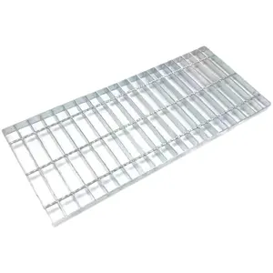 High Quality Storm drain cover serrated flat steel grating Hot dipped galvanized steel grating drainage cover for sale