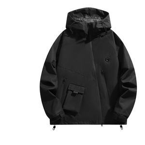 Aoyema abbigliamento sportivo personalizzato <span class=keywords><strong>giacca</strong></span> <span class=keywords><strong>a</strong></span> <span class=keywords><strong>vento</strong></span> da uomo di grandi dimensioni con cappuccio antivento <span class=keywords><strong>antipioggia</strong></span> ampia da alpinismo <span class=keywords><strong>giacca</strong></span> abbigliamento sportivo - Product Image 4