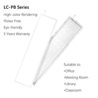 Beli Lampu Panel LED Flat 1x4ft 40W 4000lm Profil Aluminium Kualitas Premium Garansi 5 Tahun CRI 80 untuk Area Ritel Klinik