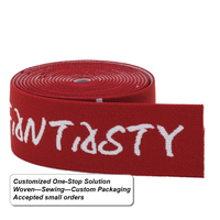 Gros 40mm Jcquard élastique sport sangle ceinture solide sangle extensible imprimé Logo sous-vêtements couture approvisionnement pour vêtement.