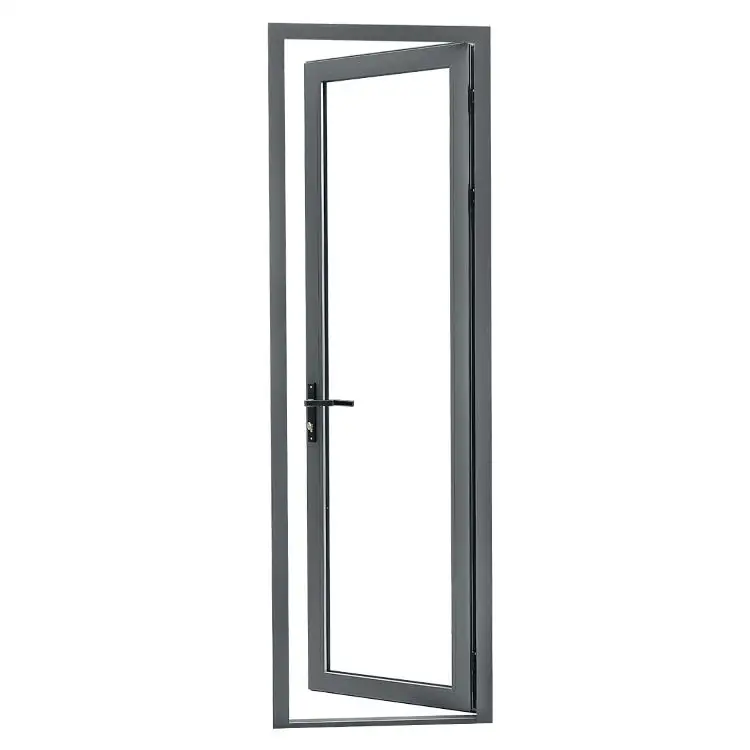 RG50 Casement Door High Quality Aluminium Doors Heat Proof Sound Insulation Double Tempered Glass Fiberglass Doors Modern Hehe