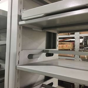 תיק נייד דחיסה ידני מדפי ארכיון נייד מדפים ארכיון נייד מדפים פלדה תעשייתי - Product Image 5