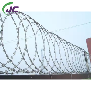 Giá rẻ dây thép Gai An ninh dao cạo dây thép gai sân bay hàng rào BTO-22 CBT-65 mạ kẽm concertina lưỡi dao cạo barb dây để bán - Product Image 3