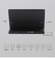 Nueva Tablet POS Android 11 de 10.1 Pulgadas con Pantalla Táctil en Forma de L, Rockchip Quad Octa Core, 3G 4G GSM, Wi-Fi, RJ45, POE, NFC, Smart Kiosk, ROHS