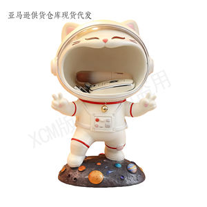 งานฝีมือเรซิ่นรูปแมวเช<span class=keywords><strong>ฟ</strong></span>โคอิ - ที่เก็บของบริเวณทางเข้าพร้อมฐานรูปปลา, ของตกแต่งห้องครัว, เห<span class=keywords><strong>มา</strong></span>ะสำหรับเก็บกุญแจและของตกแต่งบ้านสไตล์โมเดิร์น - Product Image 2