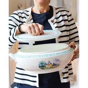 Set di Stoviglie Elegante Richard Ginori Lago Gazebo Decorato, 12 Pezzi - Product Image 2