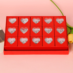 <b>Couple</b> <b>Rings</b> Alloy Geometric Shape Valentine'S Day Gift Unisex Jewelry Set - Product Image 2