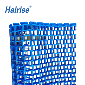 Plastik taşıma Har7920 serisi gömme ızgara dönüm plastik modüler konveyör bant - Product Image 5