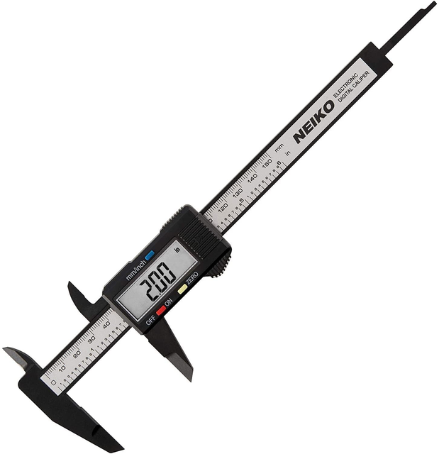 High Quality Silver/Black Plastic Electronic Digital Caliper 0-150mm