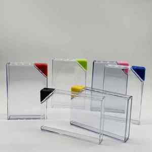 Tapa Triangular Cuadrada Creativa y Moderna, de Papel y Plástico Reutilizable, Apta para Alimentos, con Recubrimiento Anticorrosión, Tapa Colorida, Transparente y Plana - Product Image 4