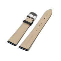 Montre en acier inoxydable pour femme, style européen, en cuir d'alligator métallisé brillant, légère, avec bracelet rembourré sans couture en deux parties