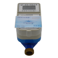 Multijet IC Card Prepaid Water Meters IP68 Protection Brass Low Power Consumption for Campus Staff Dormitory Use