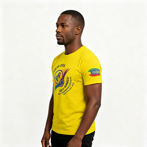 T-shirt Personalizzata Formale Stampata in Poliestere Non Tessuto con Motivo Partito Prosperity dell'Etiopia VOTE ABIY <span class=keywords><strong>AHMED</strong></span> Campagna Elettorale 2026 - Product Image 3