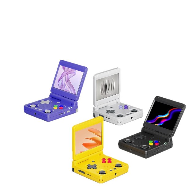 RG34XXSP Dual-Rocker Retro-Style Portable Foldable Flip-Top Game Console