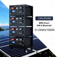 Batterie de stockage d'énergie domestique 48V 51.2V 5Kwh 10Kwh 15Kwh 16Kwh 18Kwh LiFePO4 100Ah 200Ah 280Ah 314Ah 340Ah