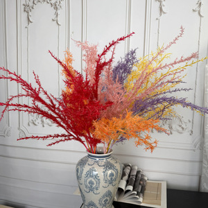 Bouquet de fleurs artificielles Jinxi, fleurs en soie, violet, jaune, rouge, rose, pour la décoration de mariage et de la maison - Product Image 3