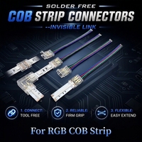 RGB CCT COB LED Şerit Rgbww 12v 5 Yıl Garantili Mavi Kırmızı 5m 20m Rgbcct 24v Rgbw Rgb Kısılabilir COB LED Şerit Bant Işık