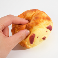 Jouet Squishy Mignon Chien en Forme de Pain de Mie, à Rebond Lent, Anti-Stress, Décoration de Bureau, Oreilles Tombantes, Cadeau Fidget, Vente en Gros