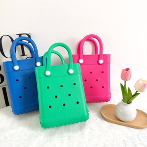 Outdoor Reizen Strandtassen Eenvoudige Effen Kleur Handtassen Waterdichte Eva Draagtas - Product Image 2