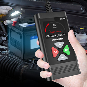 Kingbolen BM560 6V 12V <b>24V</b> Car <b>Battery</b> Tester 100-2000CCA Bi-directional Control Auto Cranking and Charging <b>Battery</b> Analyzer - Product Image 3