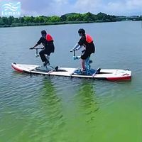 Matelas flottant gonflable pour 2 personnes, cadre en plastique, grand format, SUP plat, vélo aquatique, flottabilité stable, portable pour la plage, de Chine, Lumark Custom