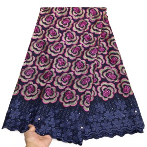<span class=keywords><strong>NIAI</strong></span> Suisse Voile Dentelle en Suisse Nigérian Africain Dentelle Tissu 2024 Haute Qualité Dentelle Tissu Dentelle Coton pour Femmes LY4182 - Product Image 3