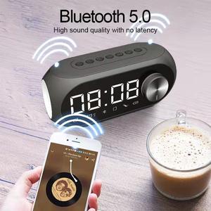 Reloj Despertador con Superficie de Espejo, Altavoz Bluetooth, Configuración de Alarma Dual, Reproductor USB y TF, Caja de Sonido para Escritorio y Dormitorio - Product Image 3