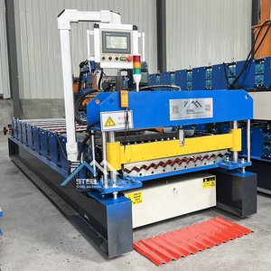 Máy tạo hình tôn sóng màu tự động tốc độ cao 836 phổ biến ở Cameroon, máy móc sản xuất ngói - Product Image 2