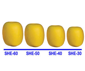 Cô-10 cô-20 cô-50 cô-80 cô-100 câu cá nổi hình bầu dục và hình cầu PVC/EVA phao nhựa lưới đánh cá nổi - Product Image 1