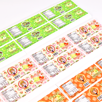 Autocollants personnalisés pour bouteilles de nourriture pour animaux de compagnie, adhésif imperméable de qualité alimentaire, matériau PET PP, usine OEM ODM